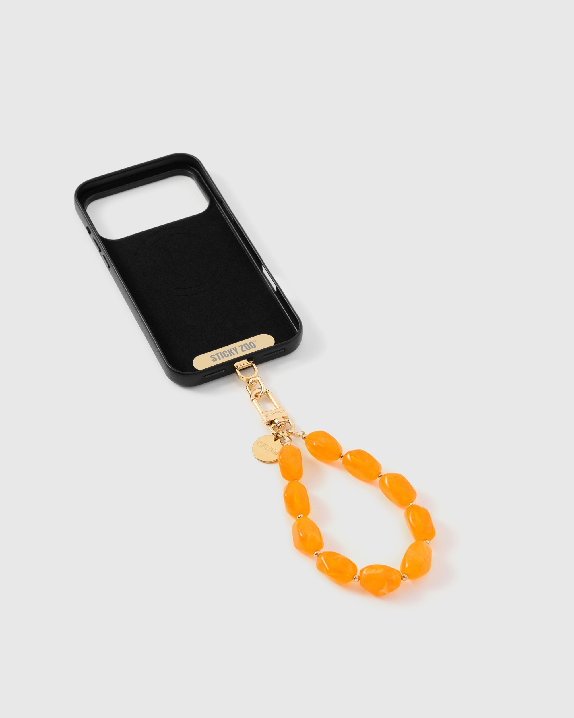 AMBER AGATE PHONE STRAP