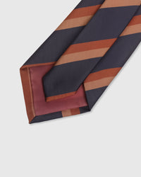MIDNIGHT COPPER BLOCK TIE