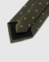OLIVE FLORET TIE