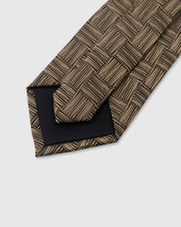 BRONZE BASKETWEAVE TIE