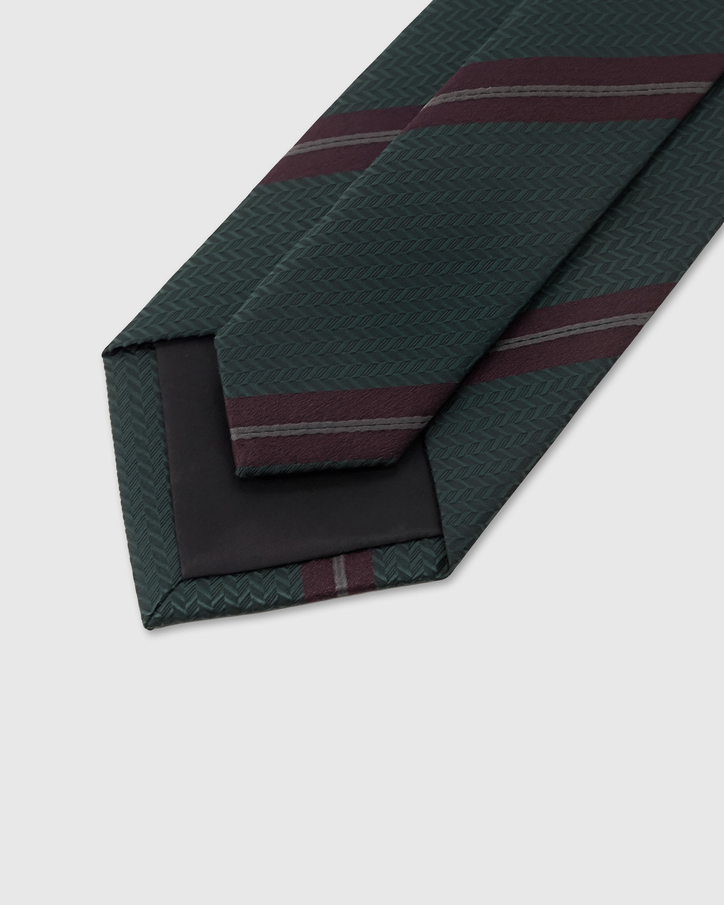 EVERGREEN STRIPE TIE