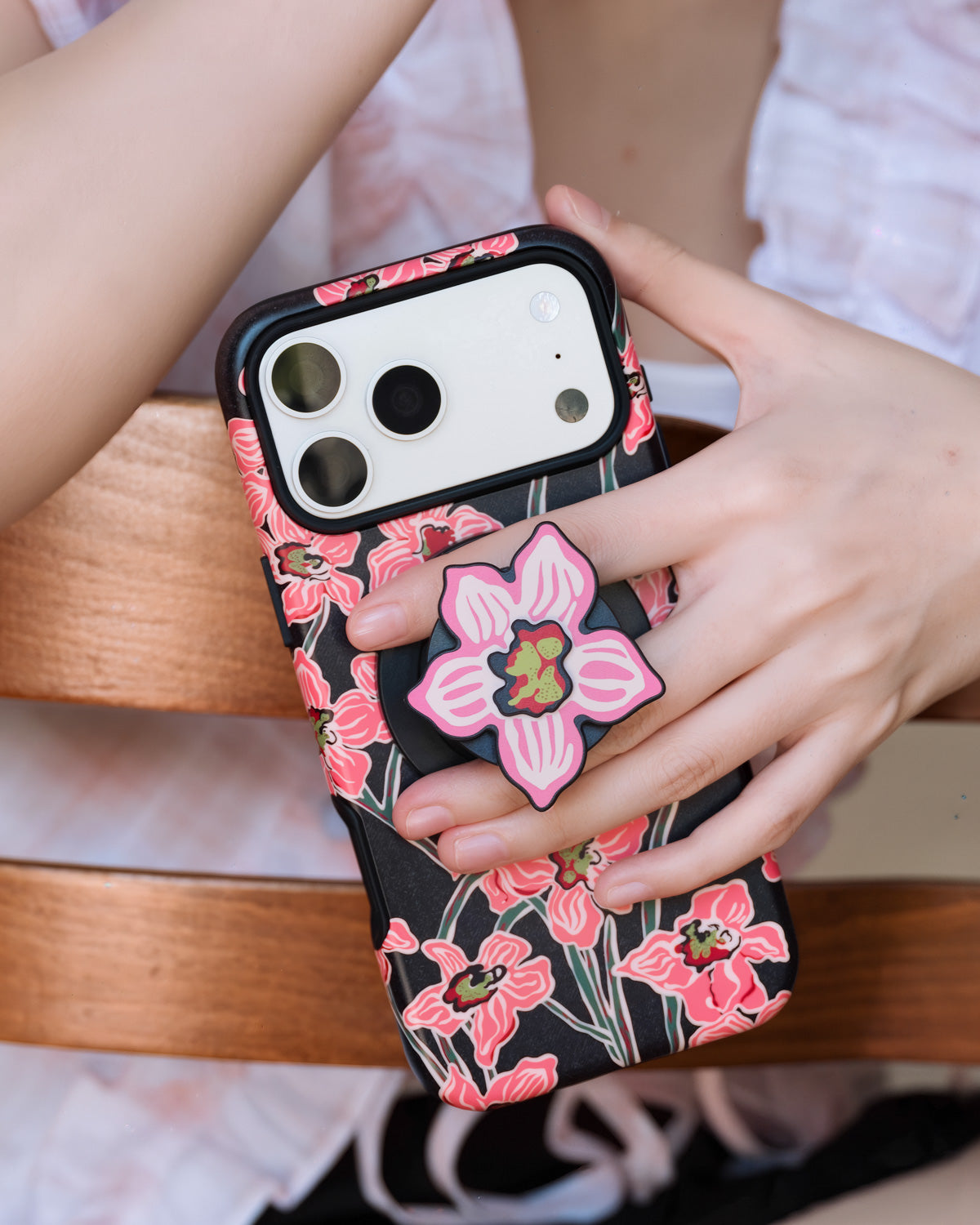 MIDNIGHT ORCHID PHONE CASE