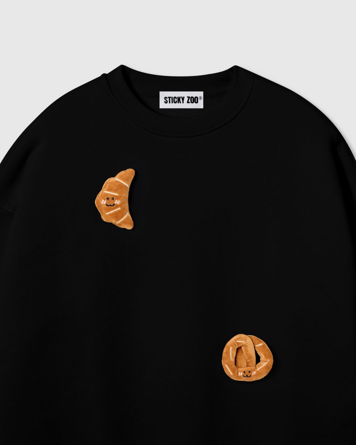 DOBLE CROISSANT NA SWEATSHIRT