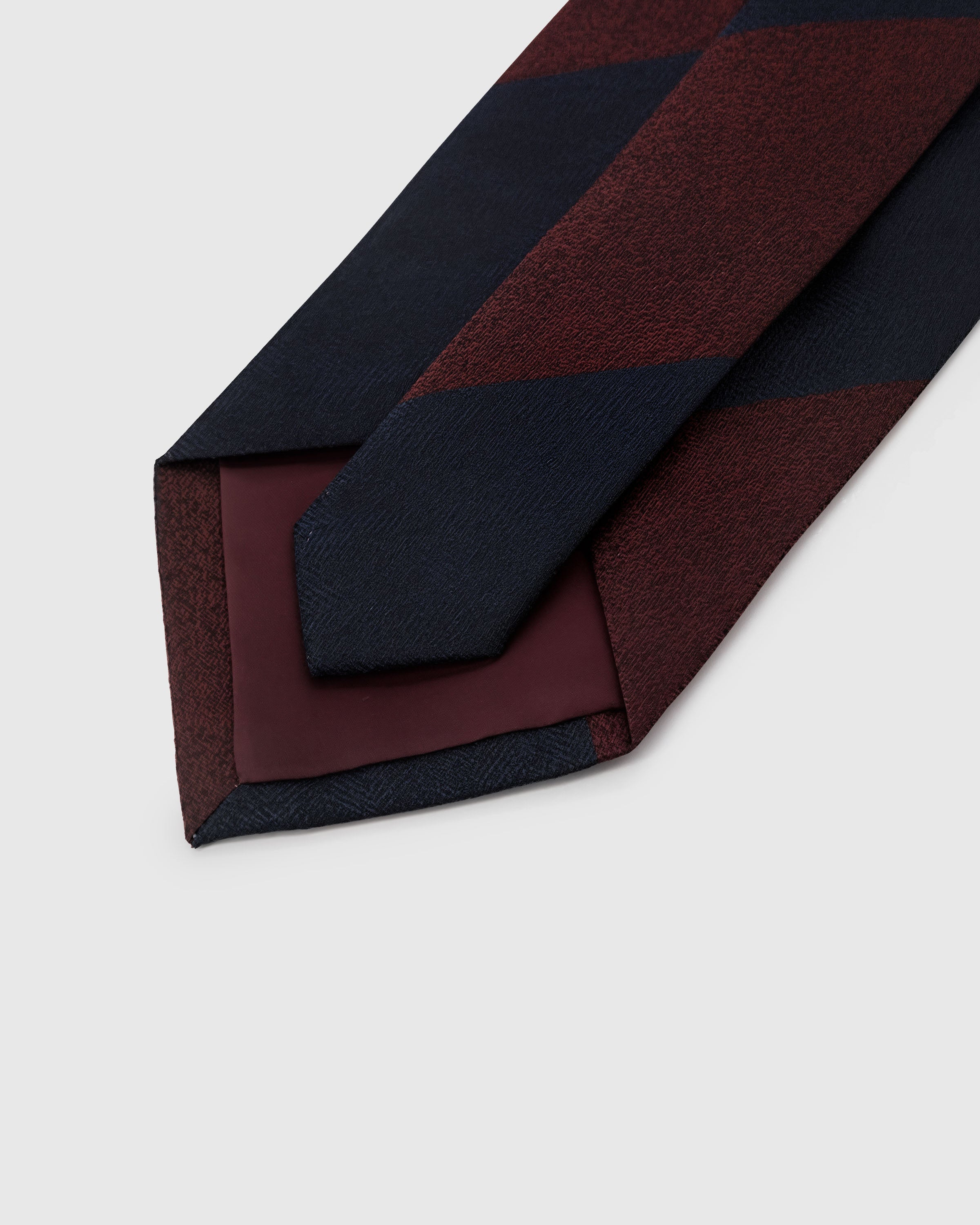 CLARET REGIMENT TIE