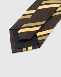 ESPRESSO GOLD STRIPE TIE