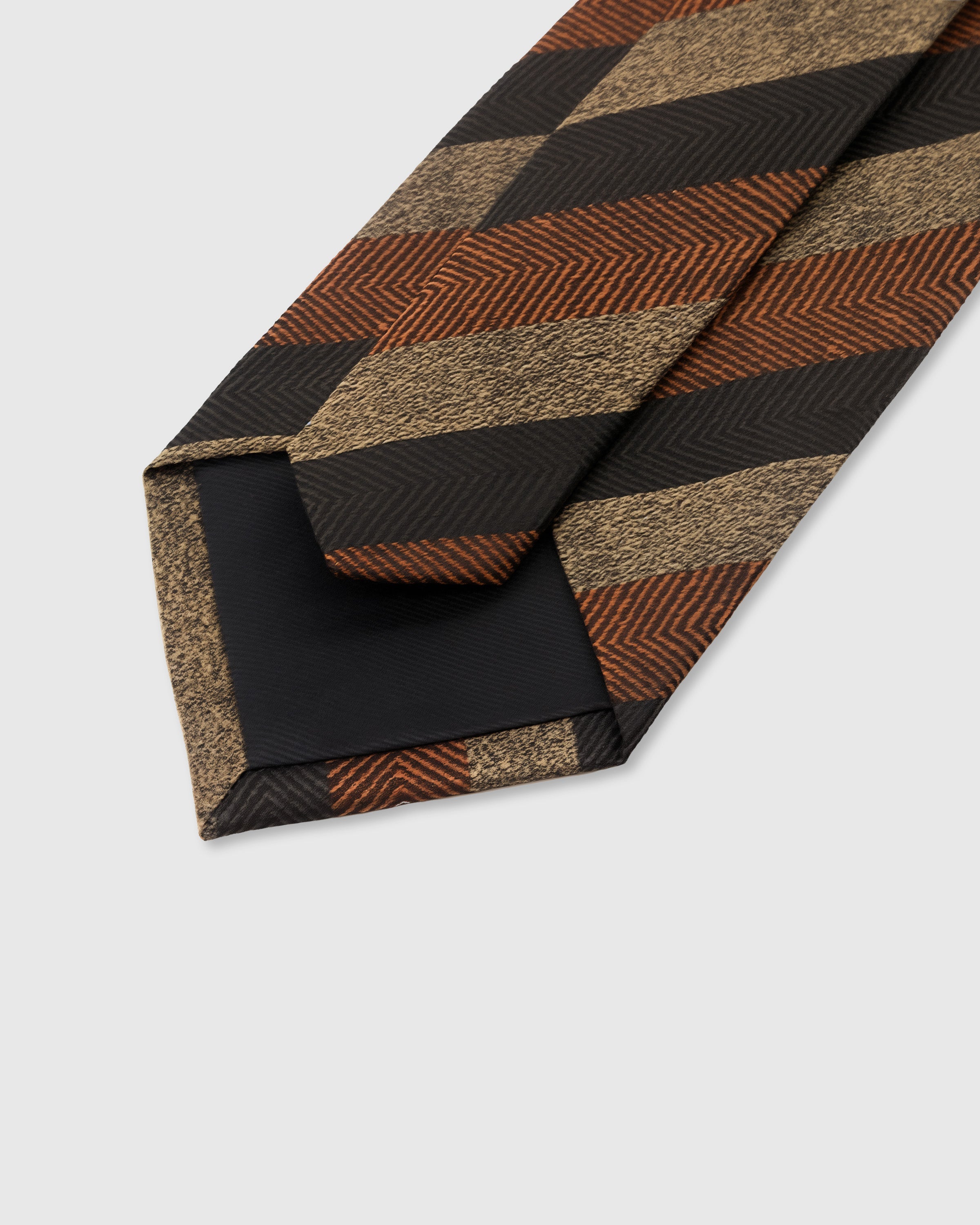 ESPRESSO HERRINGBONE TIE