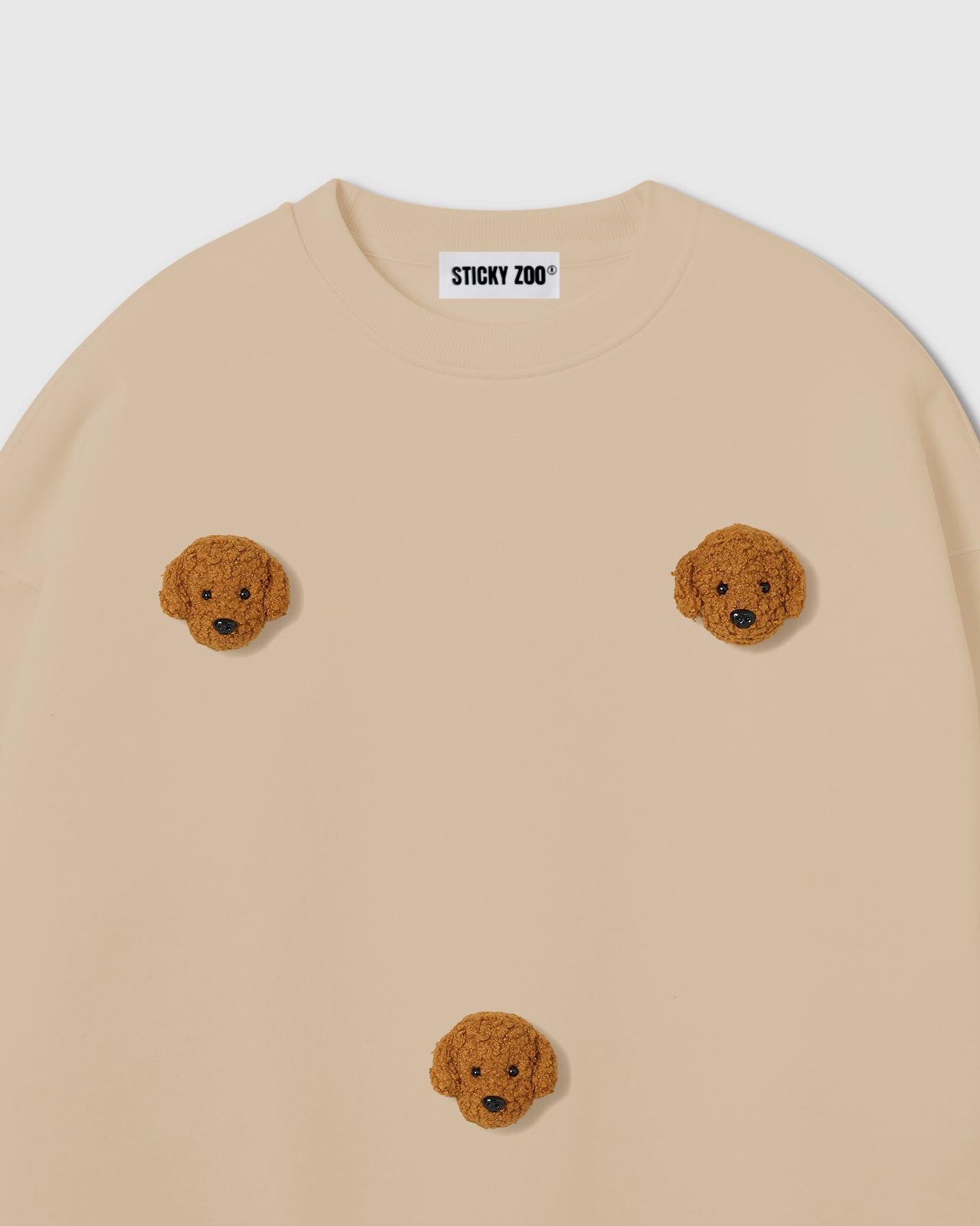 POODLE PARADE SWEATSHIRT