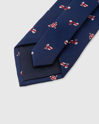 NAVY VESPA TIE