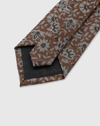 WALNUT FLORAL TIE
