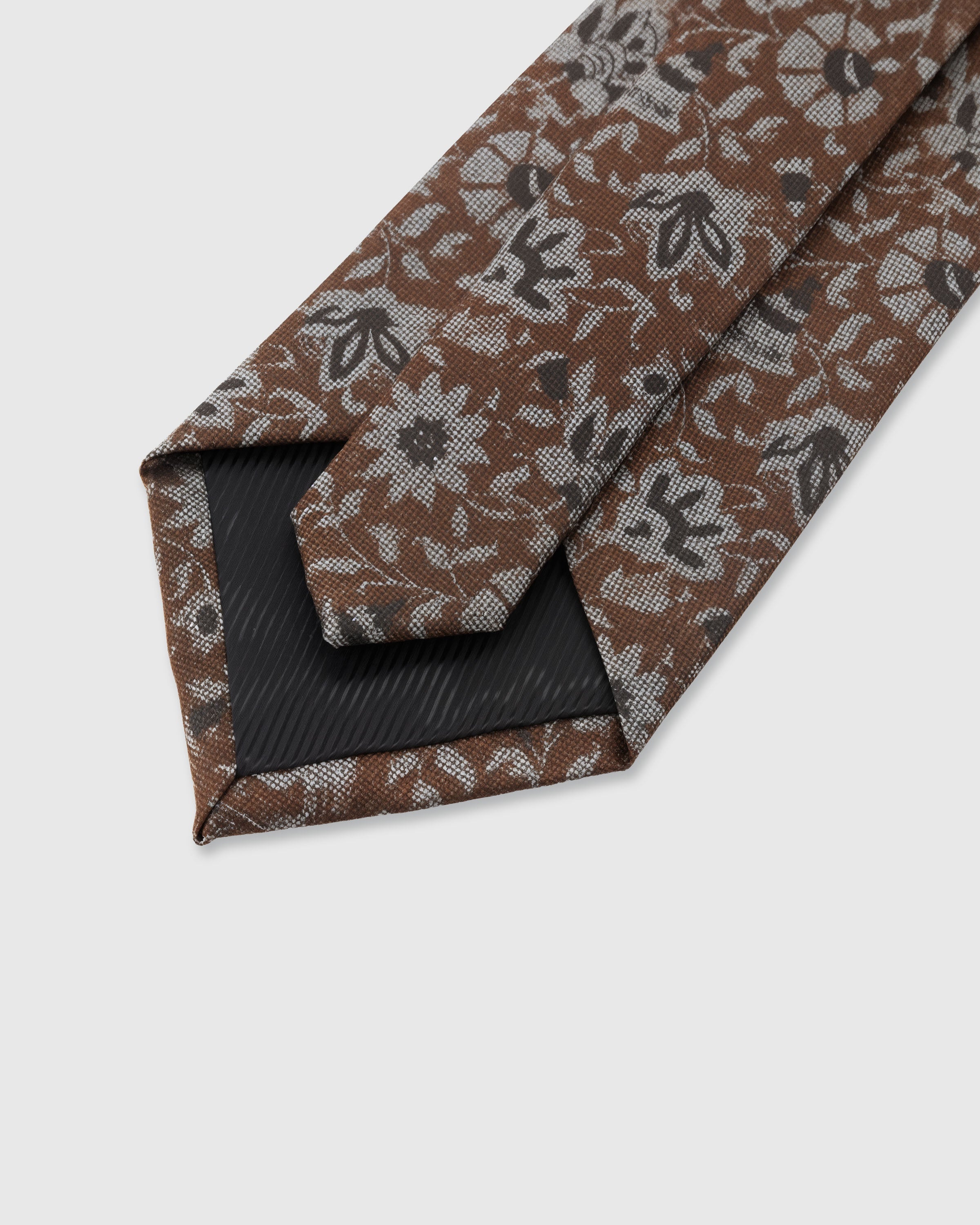 WALNUT FLORAL TIE