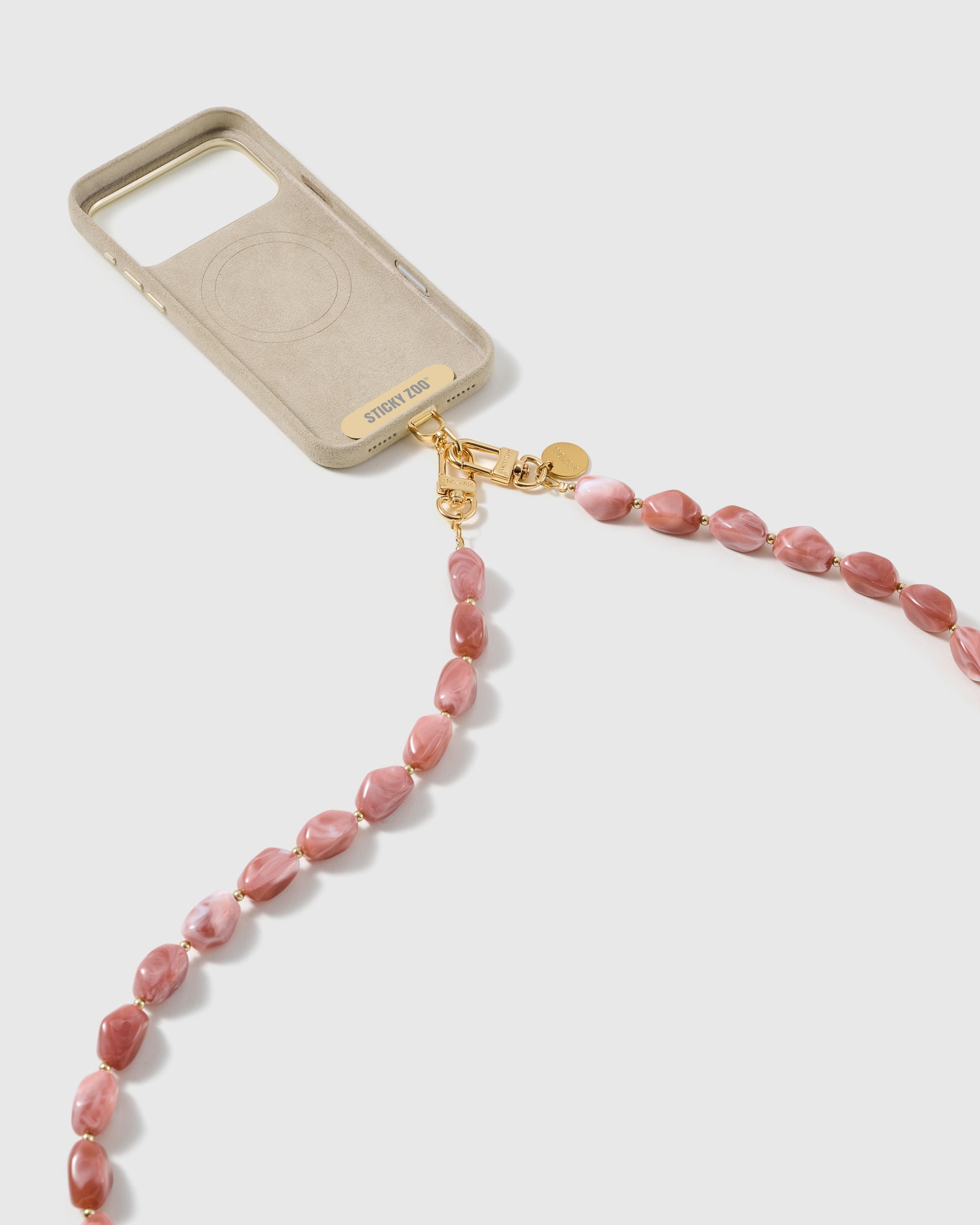 ROSE ORBIT CROSS-BODY PHONE STRAP