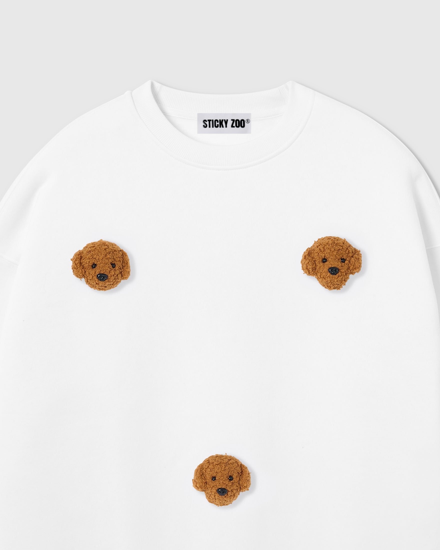POODLE PARADE SWEATSHIRT