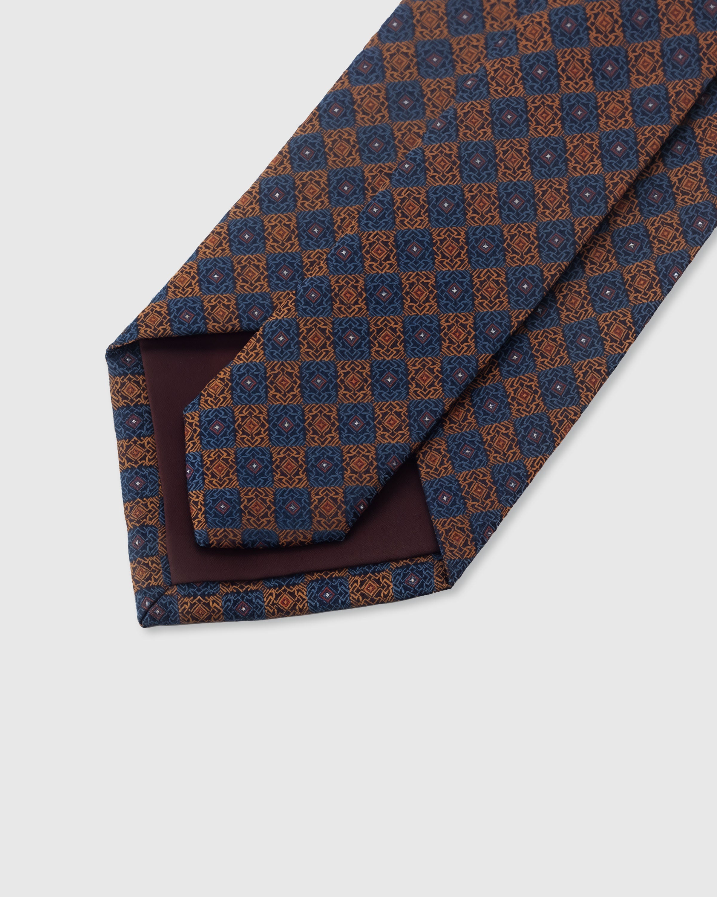 MIDNIGHT COPPER MOSAIC TIE