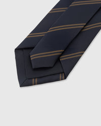 MIDNIGHT BRONZE STRIPE TIE