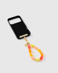 CITRUS MIX AGATE PHONE STRAP