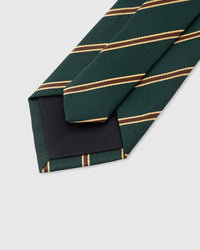 EMERALD TWIN STRIPE TIE