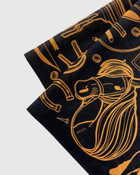 MIDNIGHT FRONTIER SILK SCARF