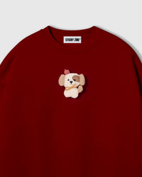 CARDINAL PUPPY SWEATSHIRT