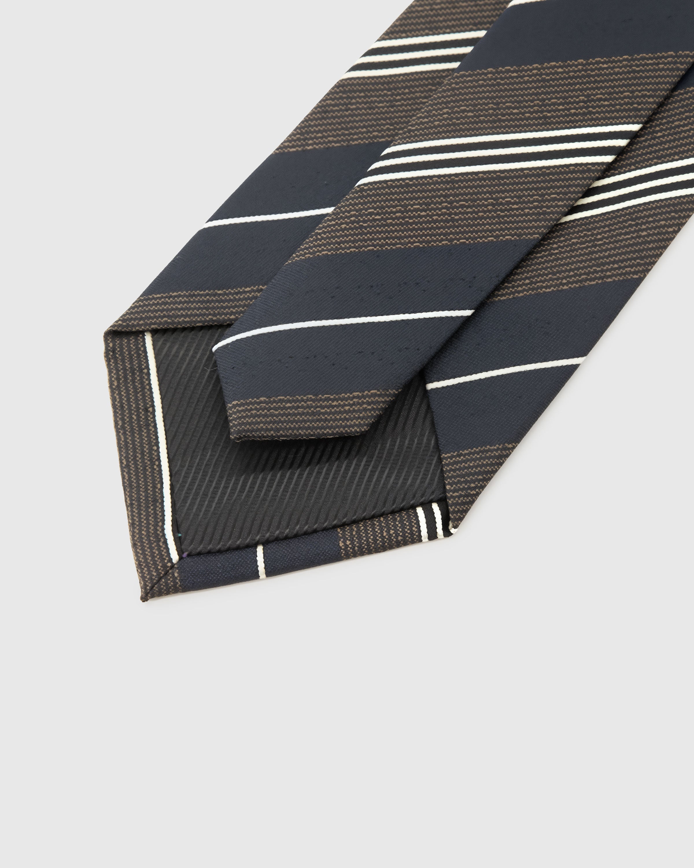 EVERGREEN RUST STRIPE TIE