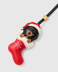 SANTA DACHSHUND STOCKING
