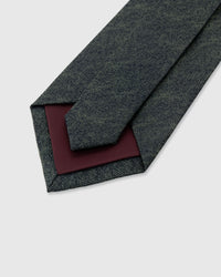 CHARCOAL HERRINGBONE TIE