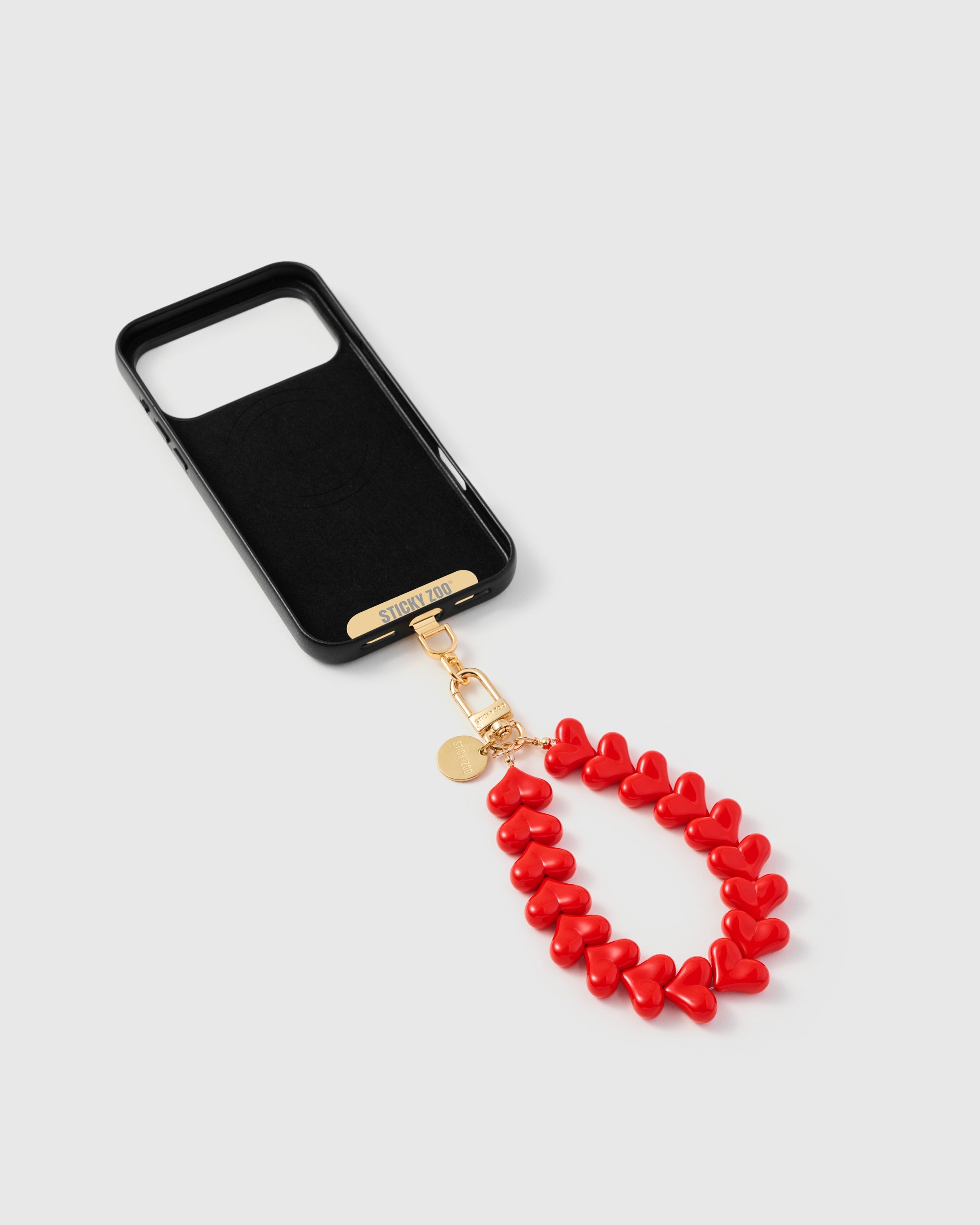 RED HEART PHONE STRAP