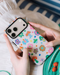 PIXEL MUSHROOM PHONE CASE