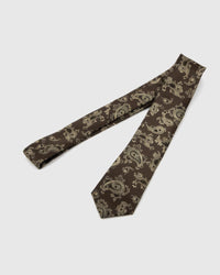 ESPRESSO BAROQUE PAISLEY TIE