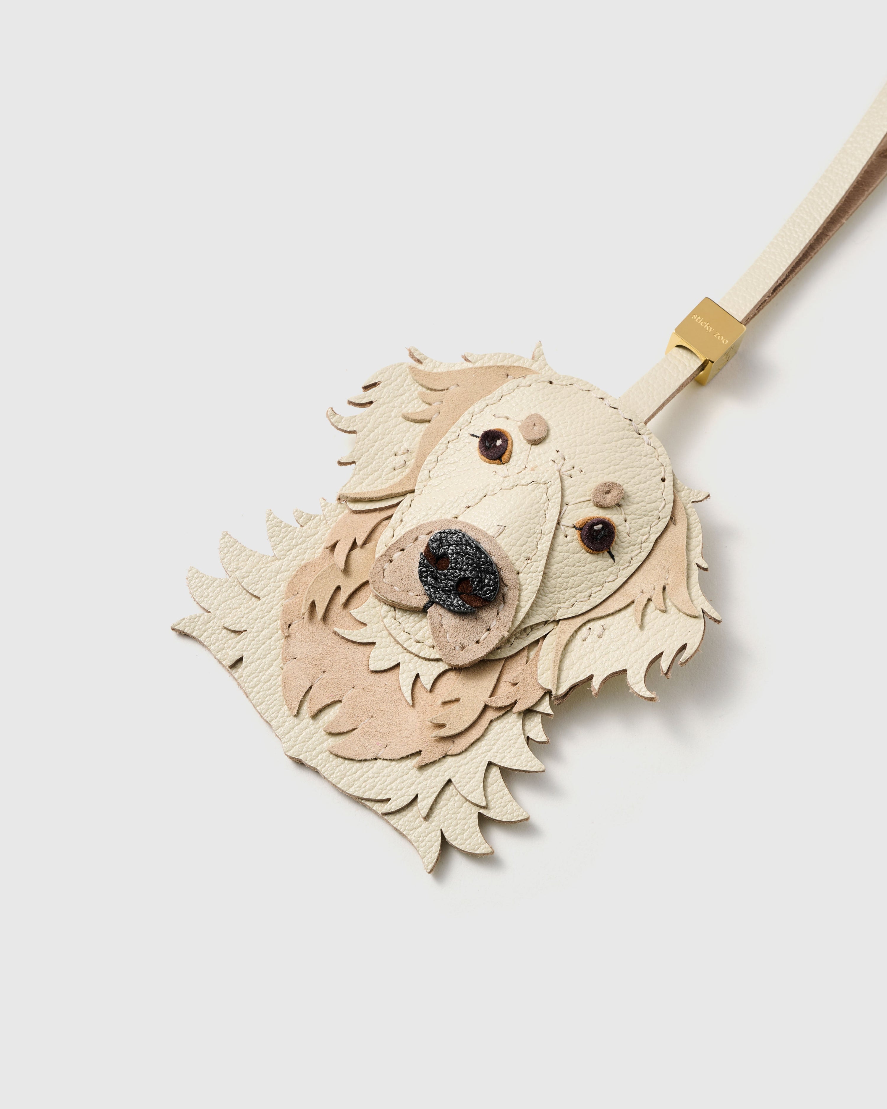 GOLDEN RETRIEVER CHARM | EXCLUSIVE DROP — CREAM