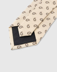 SAND PAISLEY TIE