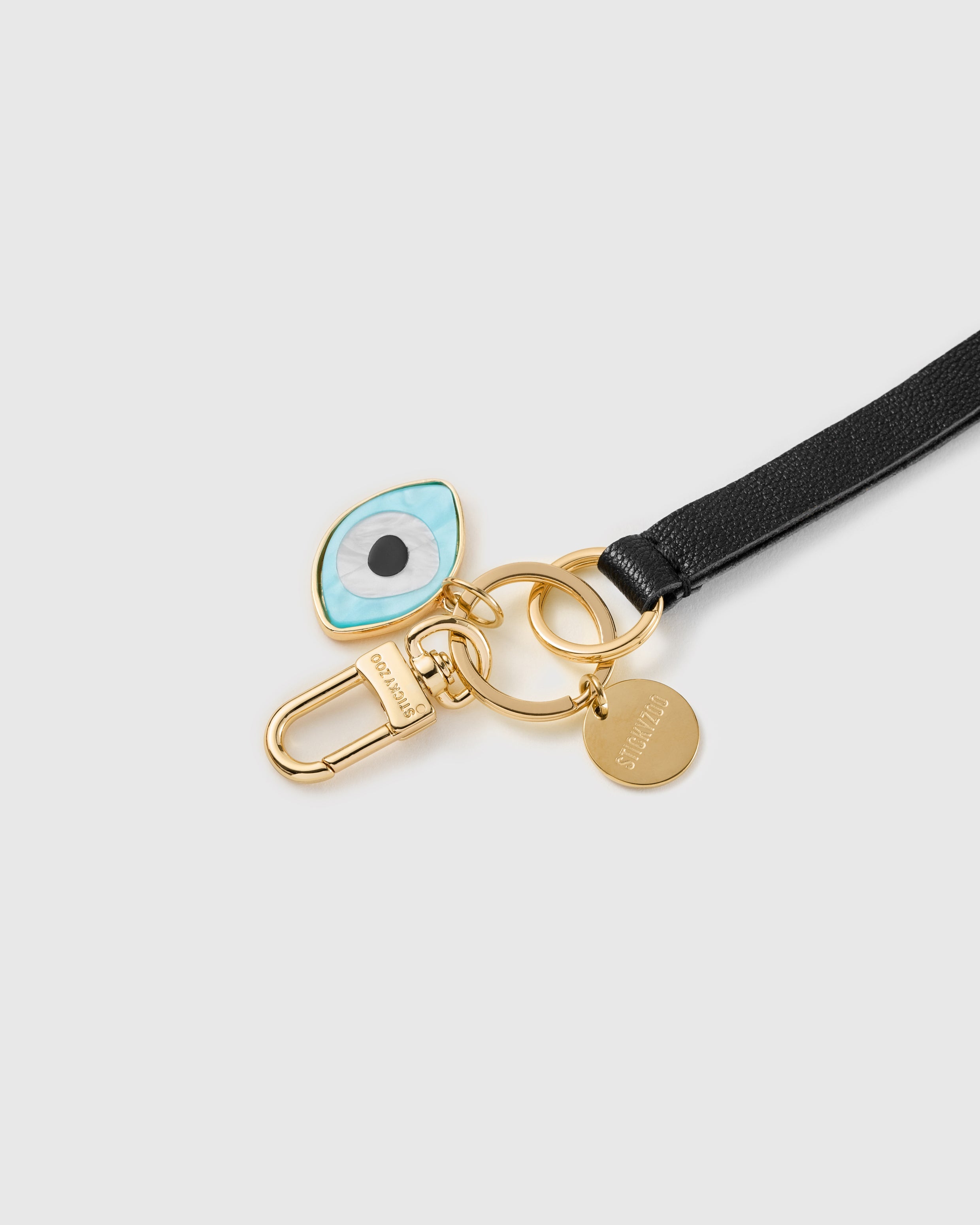 NIGHT GUARDIAN LEATHER PHONE STRAP