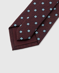 CLARET FLORET TIE
