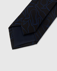 MIDNIGHT BLUEPRINT TIE