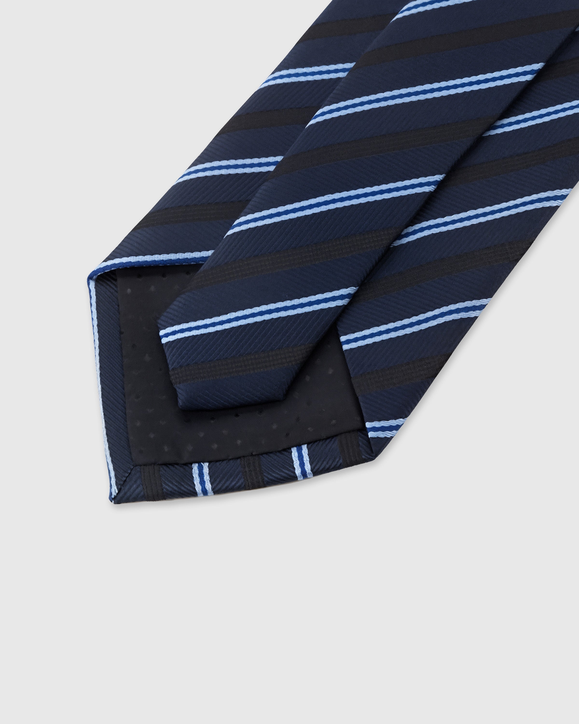 NAVY TONAL STRIPE TIE