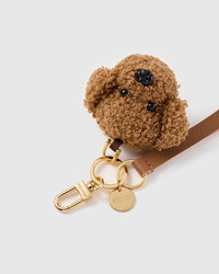 POODLE NA LEATHER NA STRAP PARA SA TELEPONO