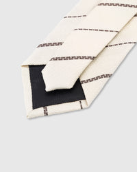IVORY PINSTRIPE TIE
