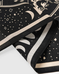ZODIAC WHEEL SILK SCARF