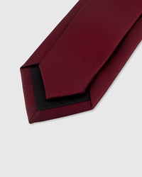 CLARET TWILL TIE
