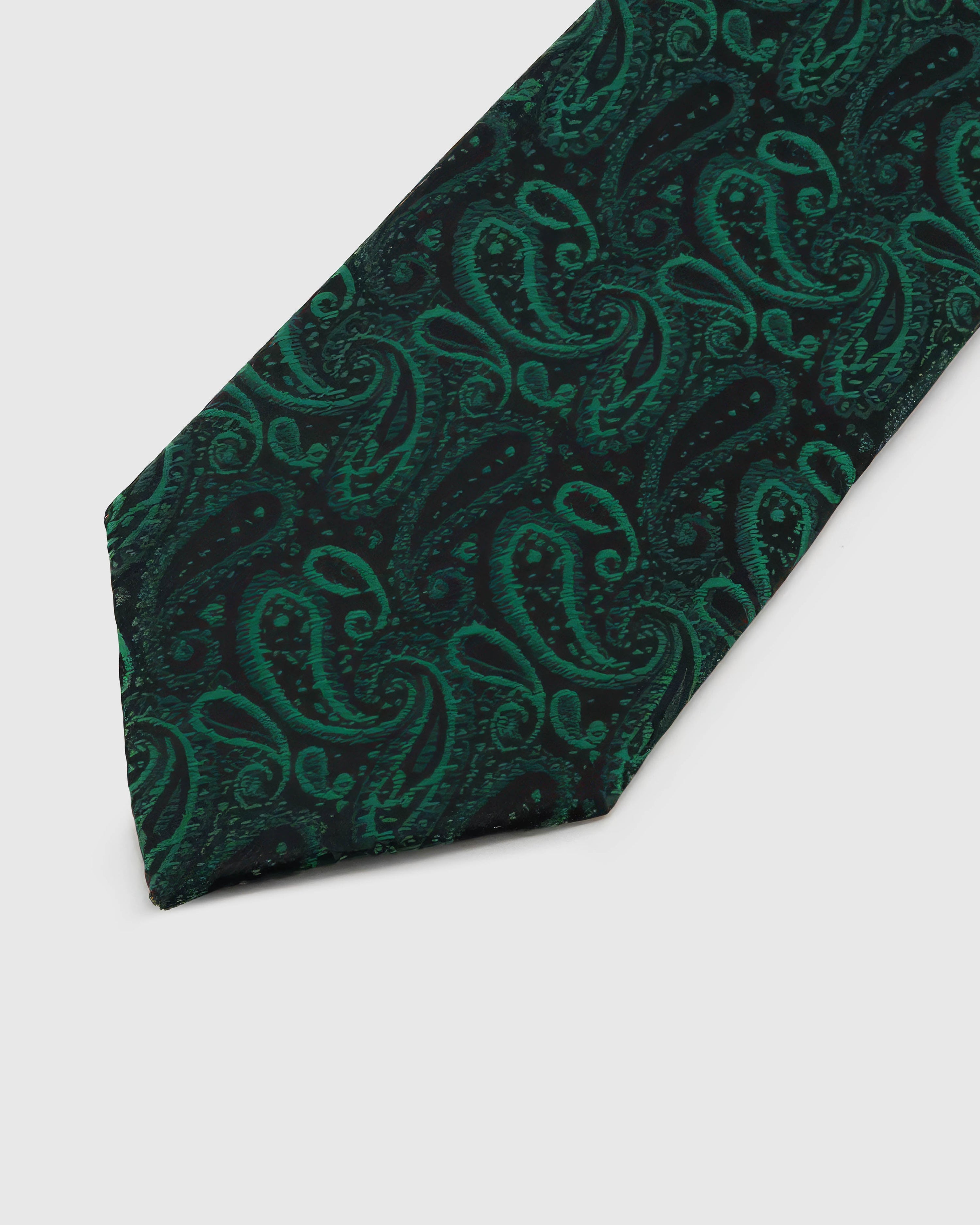 EMERALD PAISLEY TIE
