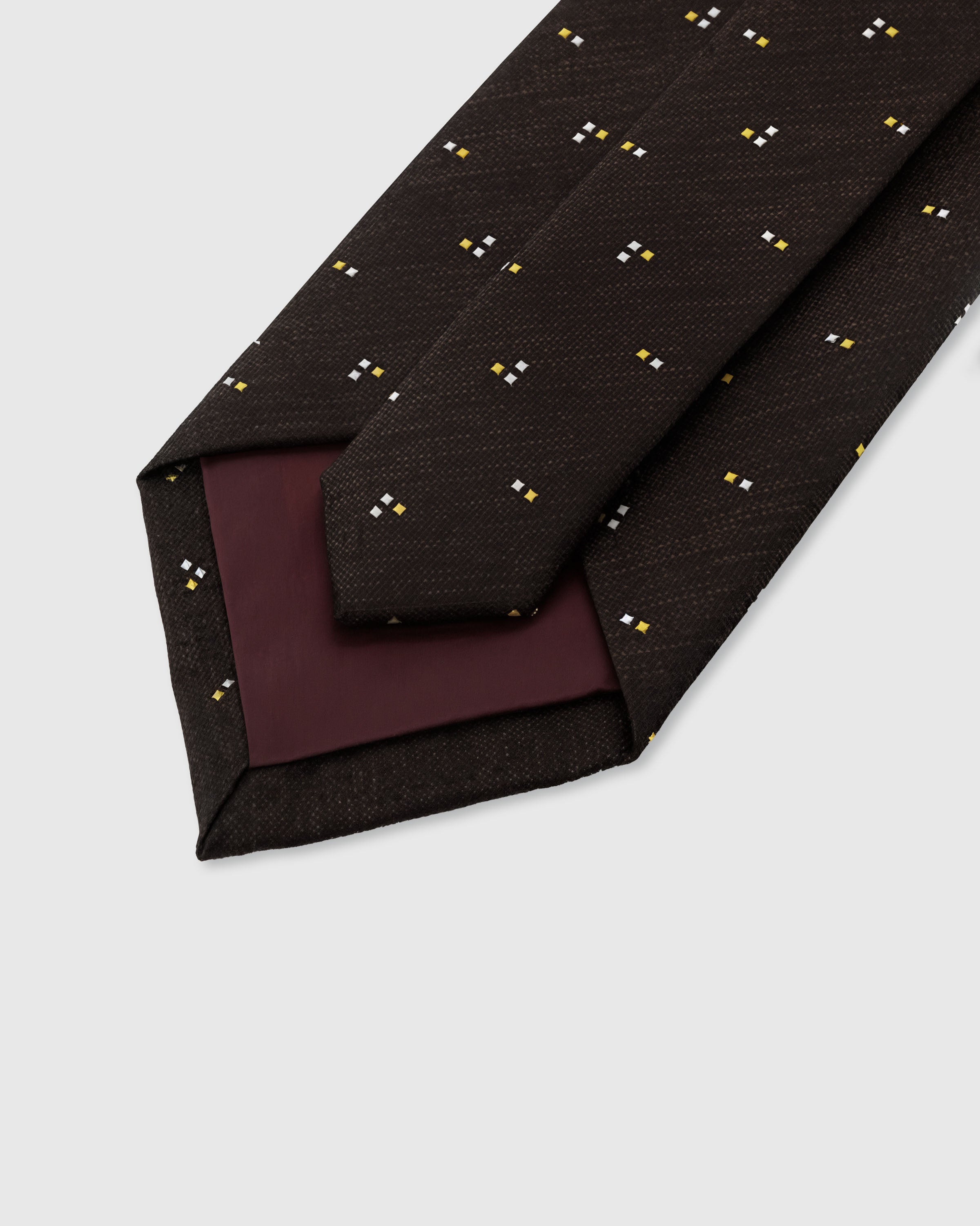 ESPRESSO PIN DOT TIE