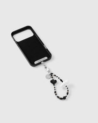 BLACK HEART CLOUD PHONE STRAP