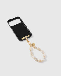 AMBER MARBLE PHONE STRAP