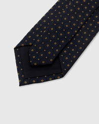 MIDNIGHT MEDALLION TIE
