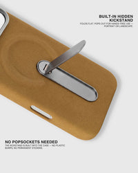STAND PHONE CASE — TAN