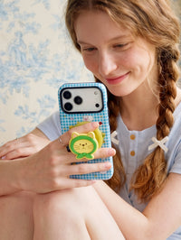 GREEN HOOD CAT PHONE CASE