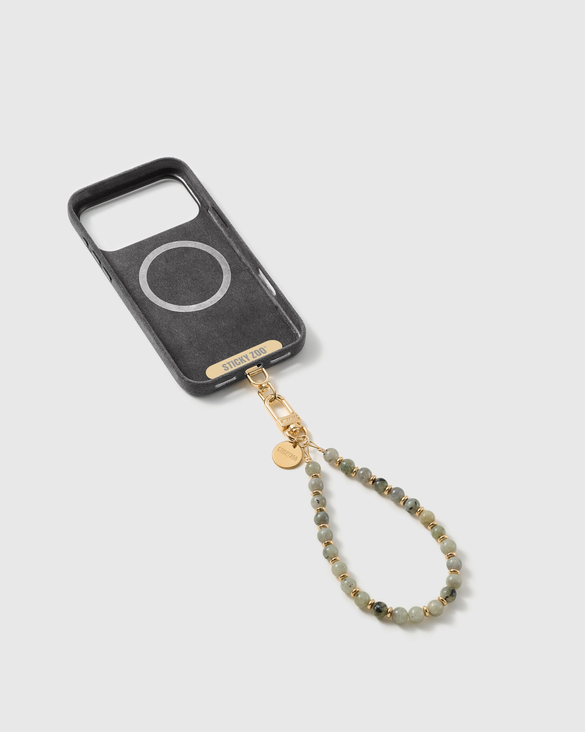 SAGE STONE PHONE STRAP