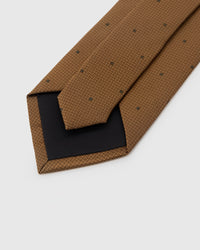 TIE NA CHARCOAL TAUPE STRIPE