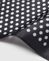 MONOCHROME MIX SILK SCARF