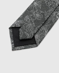 SLATE BOTANICAL TIE