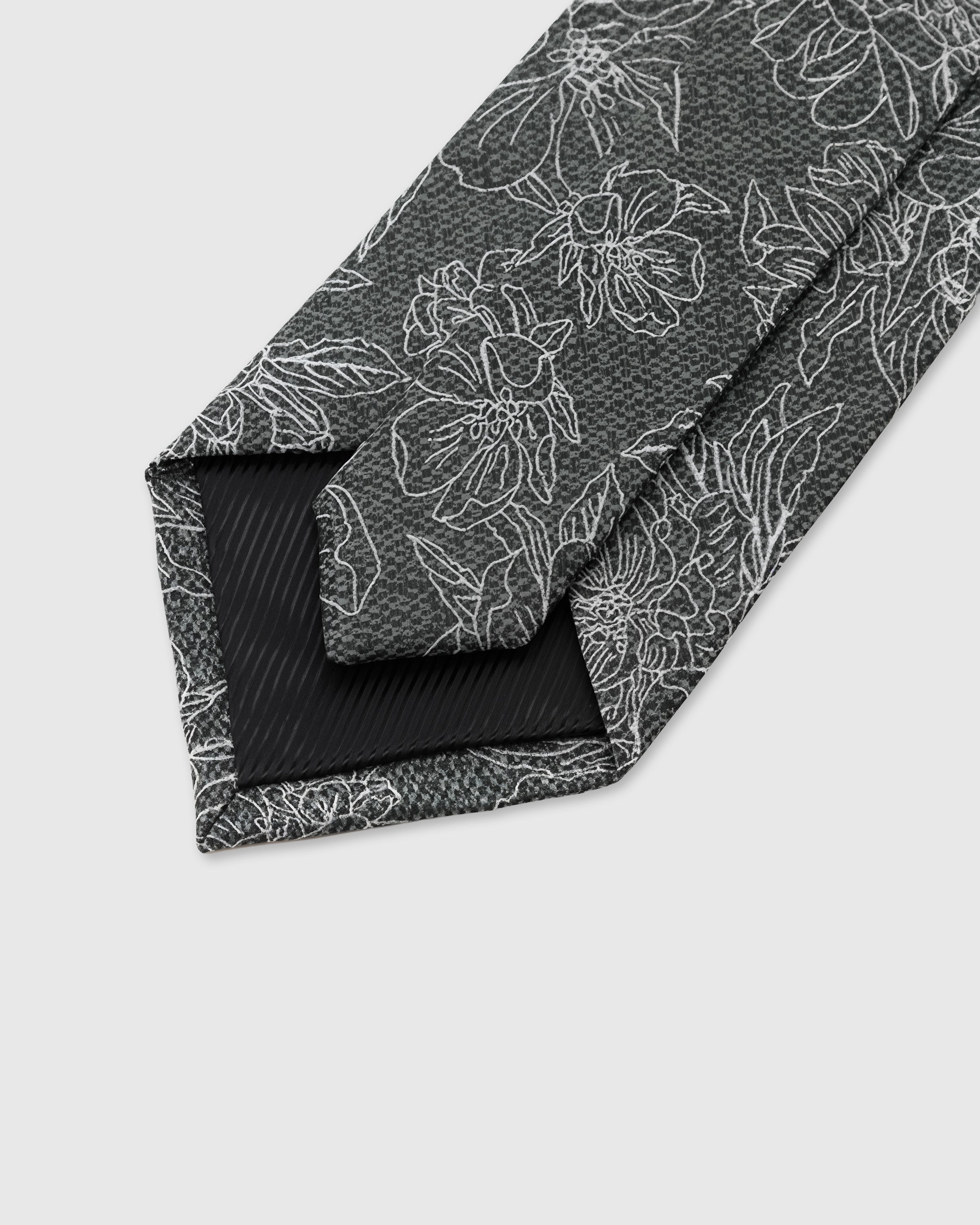 SLATE BOTANICAL TIE